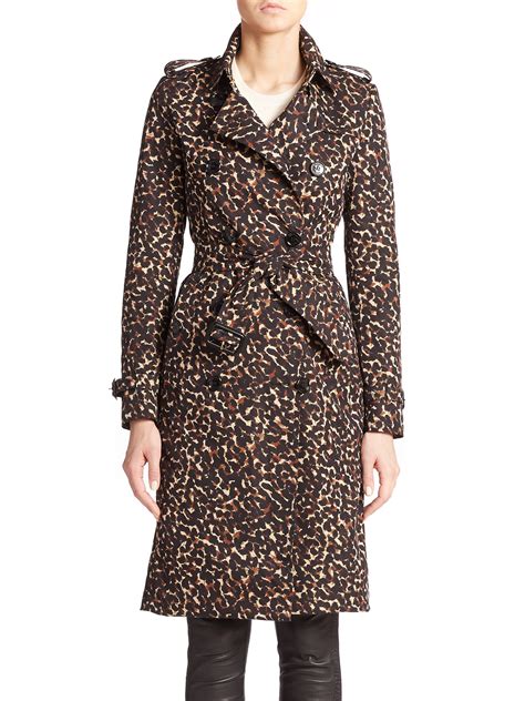 burberry leopard trench|Women’s Trench Coats .